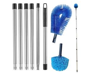 Gutter Cleaning Brush - 14/16ft Roof Gutter Cleaning Scoop | Flexible Drain Cleaning Brush - Adjustable Size | Brush For Drip Cleaning Tools