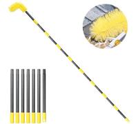 Gutter Cleaning Brush 256cm, Gutter Cleaning Tools from The Ground, Gutter Guard Cleaning Brush for Cleaning Leaves and Debris from The Ground, Easy Remove Leaves and Debris