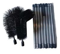 Gutter Cleaning Brush 3.2m Extendable Roof Debris Cleaner Tool 10.5ft