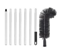 Gutter Cleaning Brush, Brush Roofing Tool with Telescopic, Extendable Guard Cleaner Tool, Retractable Design Gutter Cleaning Tools, Easily Clean Gutters to Remove Leaves & Debris