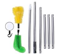 Gutter Cleaning Brush Extendable Dusters Debris Leaves Branches Remover Home Tool Telescopic Cleaner Brush Extendable Duster