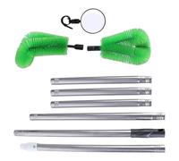 Gutter Cleaning Brush Extendable Dusters Debris Leaves Branches Remover Home Tool Telescopic Cleaner Brush Extendable Duster