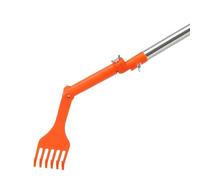 Gutter Cleaning Tool - Adjustable Brush | Roof Leaf Rake Channel Maintenance Tool with Long Reach | For External Coverage of Land Drainage, Garden, Yard and Lawn Manifolds