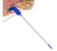 Gutter cleaning tool: Modular plug-in with high density spiral brush, non-slip ergonomic handle, dimensionally stable segments Quick maintenance without
