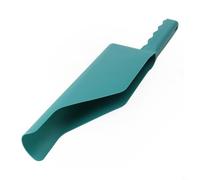 Gutter Cleaning Tool Scoop for for Roof and Downspout Debris Removal, to-Fit Plastic Cleaner with High Handle, Extended Tongue, Narrow Heel, Measurement