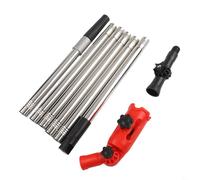 Gutter Cleaning Tool, Telescopic Extension Pole, Roof Debris Remover, For Leaf Blower Attachment, High Reach Washer, Adjustable Gutter Adapter,