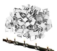 Gutter Clips - String Light Clips | Light Clips | 50 pcss Multifunctional Outside Light Hangers, Outdoor Lights, Easy Installation Light Clips, Tree, Gutters, Yard, Eaves Light Clips For Outdoor