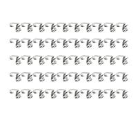 Gutter Clips - Weatherproof Steel Gutter Hooks | Rope Gutter Hook | Metal Christmas Light Clip | For Lantern Strip, Banner, Sign, Party, Holiday, Camping, Halloween, Event