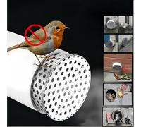 Gutter Downsport Guards -9CM Stainless Steel Filter, Gutter Downspout Protectors for Preventing Blockage Leaves Prevent Snakes, mice, and Birds from Entering The House Through Pipes (9cm (3.5in))