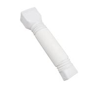 Gutter Downspout Extensions, Rainwater Drainage Pipe Connector, Down Spout Extender, Gutter Connector Rainwater Drainage Downspout Flexible Rain Drain Extender From 20 to 59 Inches (White)