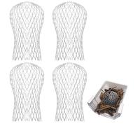 Gutter Downspout Guard, 4PCS Aluminum Down Pipe Filter Mesh Gutter Guards Expandable Leaf Strainer Gutter Screen Covers Down Pipe Protectors