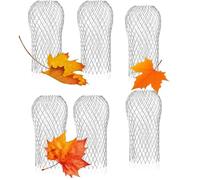Gutter Downspout Guard, Aluminum Gutter Guard Downspout Strainer Silver 17x10cm 6 Pcs