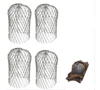 Gutter Downspout Guard, Gutter Guard Aluminum Silver 17x10cm for 2-4 Inch Downspouts