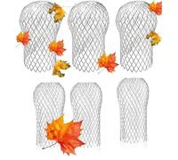 Gutter Downspout Guard, Silver Aluminum Gutter Downspout Filter Strainer 17x10cm