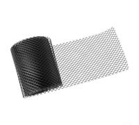 Gutter Filter Mesh with Clips, Mile Guttering Mesh Guard Gutters Cover Netting Outdoor Drain Cover Downpipes Protection Black (16cm*6m)