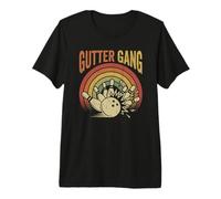 Gutter Gang Bowling Team Bowler Sports Player Premium T-Shirt