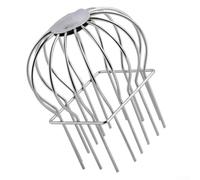 Gutter Guard Stainless Steel Downspout Filter Strainer with Hollow 360 Degree Design to Prevent Blockage and Maintain Efficient Water Drainage (5CM*7.5CM)