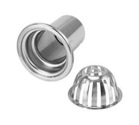 Gutter Guard Strainer Replacement Stainless Steels Balcony Roof Raise Floor Drain for Efficient Rainwater Drainage Stainless Steels Balcony Roof Floor Drain