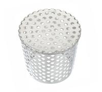 Gutter Guards, 304 Stainless Steel Gutter Leaf Filter Strainer Basket Exhaust Pipe Cap Mesh Cover Conical Downpipe Protector for 90mm Pipe (F)