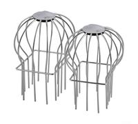 Gutter Leaf Protection, 1 Pack Stainless Steel Downspout Guard Mesh Drain Cover Blocks Debris for Roof Patio Outdoor Drains(S)