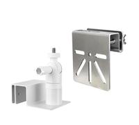 Gutter Mount Bracket for Reolink Argus 4G LTE and Argus PT, ABS and Metal Outdoor Solar Camera Holder with Compact Design and Easy Installation, Black and White