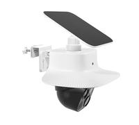 Gutter Mount Bracket & Rain Cover for Eufy SoloCam S340, Aluminum Weatherproof Camera Gutter Mount & Sun Rain Shield, Easy Install Outdoor Security Camera Accessory for Eufy S40 Solar CCTV