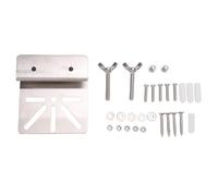 Gutter Mount Bracket Stainless Steel Solar Security Camera Mounting Bracket Unique Six Hole Base Design for S340 SoloCam Outdoor Security Camera Stable Support Easy Installation