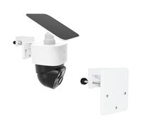 Gutter Mount Compatible with Eufy Security SoloCam S340,SoloCam E30/E42 and Eufy Security 4G LTE Cam S330, Camera Gutter Mount Stainless Steel Bracket Wall Mount Camera Holder No Drill Installation