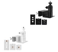 Gutter Mount For Ring Arlo EufyCam Solar Panel, Durable ABS Compact Design, Outdoor Security Camera Installation Solution