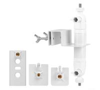 Gutter Mount for Ring Camera Solar Panel Adjustable (White)