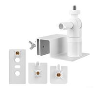 Gutter Mount for Ring, For Arlo, For EufyCam Security Cameras and Solar Panels, Sturdy ABS Outdoor Bracket, Easy Install Gutter Hanger for HOMEs Surveillance, Black and White, 8.6x7.2x6cm(White)