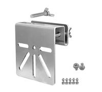 Gutter Mount Stainless Steel Bracket Security Camera Holder No Drill Installation Compatible with Eufy S340/E30 Cameras