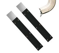 Gutter Muffler - Metal Inspection 11x4 Inch | Gutter Noise Reduction with Adjustable Noise Reduction, 2x Splash Muffler