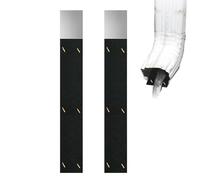 Gutter Noise Dampener, Adjustable Downspout Silencer Kit, Outdoor Rainwater Flow Sound Reducer, Weatherproof Flexible Drain Pipe Insert for Garden Yard Roof Drip Silencing Solution