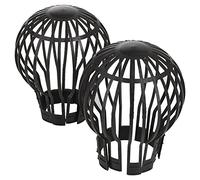 Gutter pipe leaf Downpipe trap guard protection - set of 4 - Leaves stop