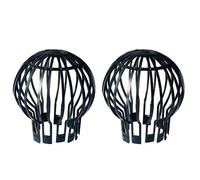 Gutter Protection Filter - Downspout Leaf Filter | 5.71 x 4.92 Inch Down Pipe Gutter Filter | 2 Leaf Filters for Gutters | Roof of the Gutter Guard Prevents Pipes with Leaves and Dirt