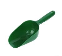 Gutter Scoop for Cleaning Roof Gutters, High Handle Design Protects Hands, Extended Tongue Reaches Under Supports, Narrow Heel for Easy Debris Removal, Green Plastic Gutter Accessory