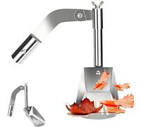 Gutter Shovel, Gutter Cleaning Tool, Telescopic Stainless Steel Shovel for Leaves, Villas, Townhouses, Garden, Cleaning Dough Debris
