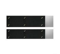 Gutter Silencer Insert Noise Reduction for Downspouts - Adjustable Aluminum Alloy Rain Drip Dampener with Sound Absorbing Cotton for Quiet Outdoor Spaces 2.6in & 3.5in 2 Pack(3.5in*11.8in)
