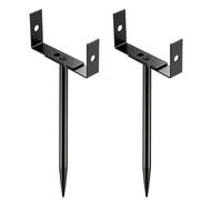 Gutter Supports, Downpipes | 2 Pieces Adjustable Anti-Rust Accessories,Drain Pipe Clamp - Flood Prevention for Garden Patio Outdoor Roof