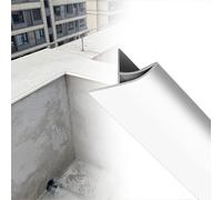 Gutters Decor Protection Edge, Eagle's Beak Lines Building Eave Protective Device, Aluminum Alloy Eave Drip Molding Strip Exterior Eave Drip Line(C,L W 170cm x 30mm)