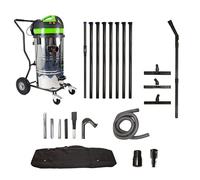 Guttersucker Expert Gutter Vacuum/Clamped Suction Poles/Up To 40ft. 3300W. 8 Pole Package. Up To 12M / 40ft.