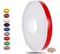 GUTUYEHKEA Self Adhesive Furniture Edging Tape 16.4ft U-Shape Flexible Edge Banding Edge Guard, Edging Trim For Cabinet/Plywood/Table/Wardrobe Edge Protector Strip(White,30mm(1.2"))