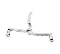 GUTUYEHKEA Shift Peg Heel Toe Shifter Lever Kit for Harley FL Softail | Gear Shifter Shaft Set with Chrome Black Finish for Heritage Fat Boy Deluxe