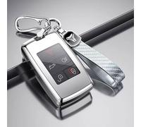 GUTYE Car Key Cover Case for Jaguar XF sportbrake 2015-2020, Car Key Fob Case key Shell TPU Silicone Key Holder Button Remote Key Protection Cover Key Card Keychain Car Accessories,B-1