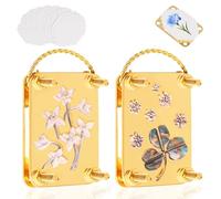 GUUFOO Micro Flower Press Kit: Miniature Flowers Press Set DIY Flowers Press for Adults - Metal Flower Maker Press-Kit for Art and Craft Lovers, Plant Lovers
