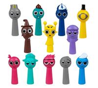 GUUIESMU Sprunki Figures,sprunki Toys, Sprunki Wenda Statue,Collectible Horror Games Sprunki Character Sculpture, Collectible Horror Games Sculpture for Fans (12PCS-D)