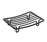 GUUKAR Bar Soap Dish Holder for Shower Bathroom Stainless Steel Rust Proof Self Draining, Black-1 Pack