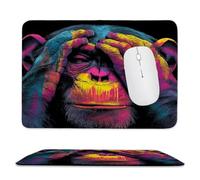 Guuogxan Mouse Mat, 11.81 × 9.84 in Chimpanzee Gaming Mouse Pad zv-324