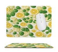 Guuogxan Mouse Mat, 11.81 × 9.84 in Fruit Lemon Gaming Mouse Pad zv-846